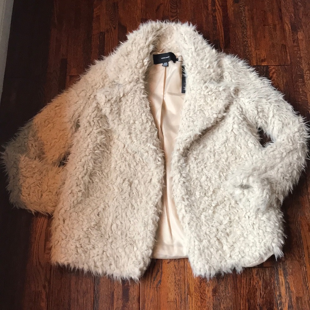 Vero Moda Fluffy Faux Fur/Sherpa jacket